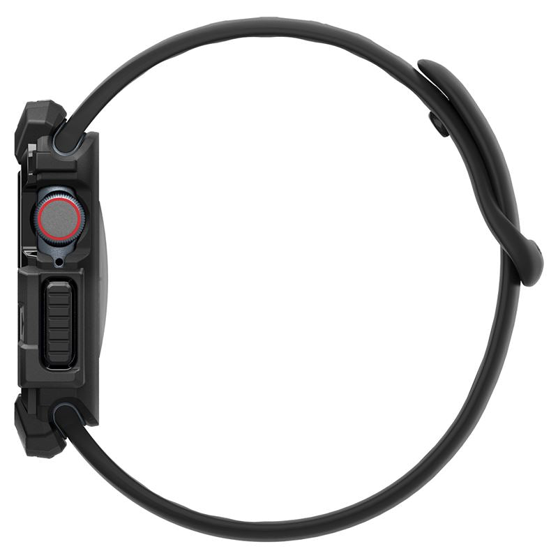 Spigen Rugged Armor, matte black - Apple Watch 11/10 42mm