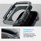 Spigen Rugged Armor, tmavosivý – Apple Watch 11/10 46 mm