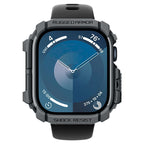 Spigen Rugged Armor, tmavosivý – Apple Watch 11/10 46 mm