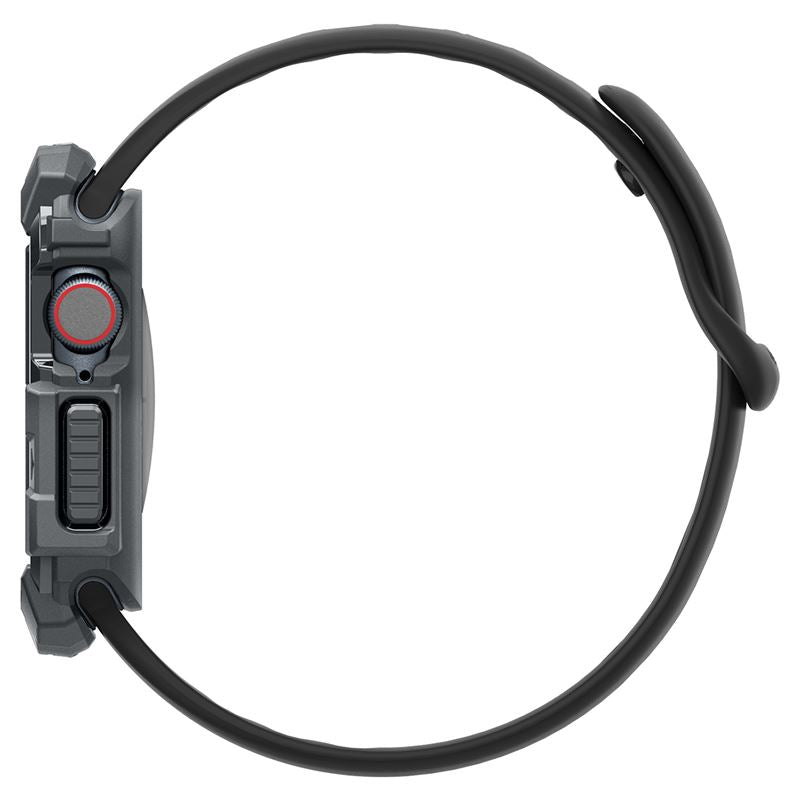 Spigen Rugged Armor, tmavosivý – Apple Watch 11/10 46 mm