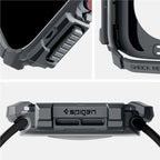 Spigen Rugged Armor, tmavosivý – Apple Watch 11/10 46 mm
