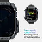 Spigen Rugged Armor, tmavosivý – Apple Watch 11/10 46 mm