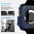 Spigen Rugged Armor, navy blue - Apple Watch 11/10 46mm