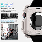 Spigen Rugged Armor, dune beige - Apple Watch 11/10 46mm