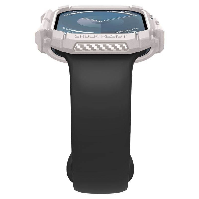 Spigen Rugged Armor, dune beige - Apple Watch 11/10 46mm