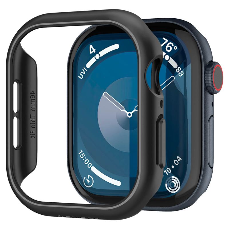 Spigen Thin Fit, black - Apple Watch 11/10 46mm