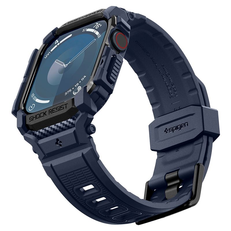 Spigen Rugged Armor Pro, navy blue - Apple Watch 11/10 46mm
