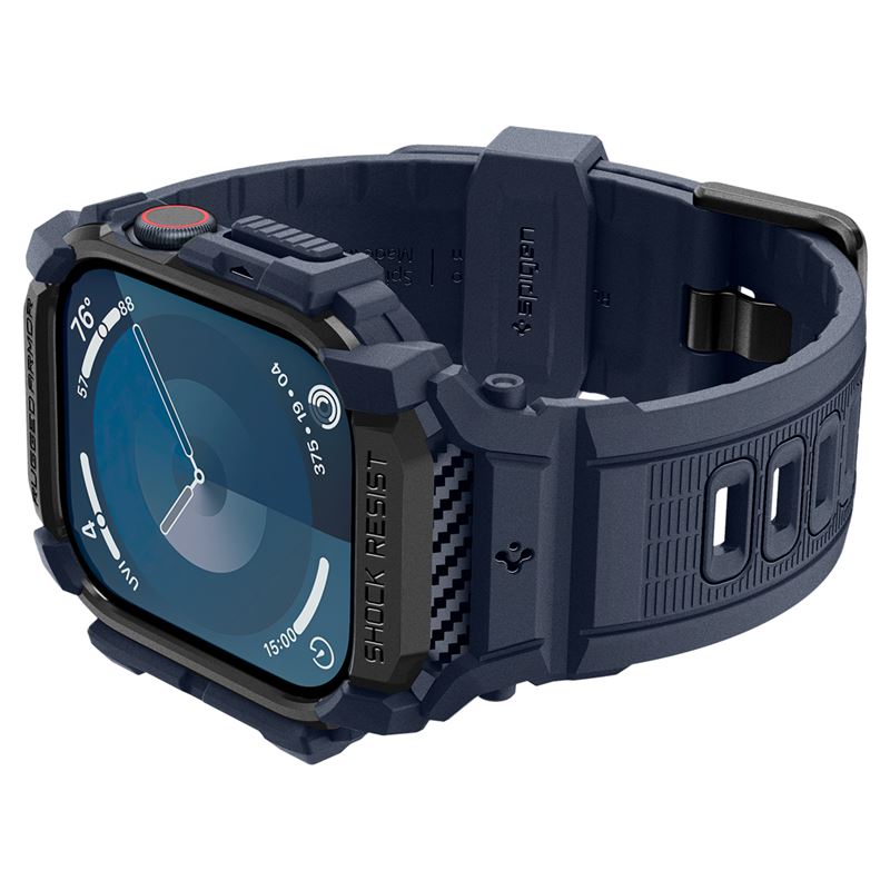 Spigen Rugged Armor Pro, navy blue - Apple Watch 11/10 46mm
