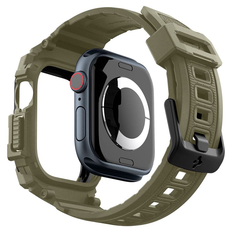 Spigen Rugged Armor Pro, vintage khaki - Apple Watch 11/10 46 mm