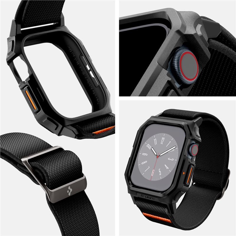 Spigen Lite Fit Pro, matná čierna - Apple Watch 11/10 46mm