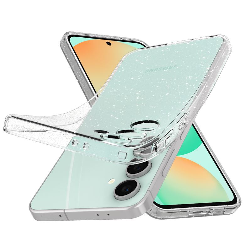 Spigen Liquid Crystal Glitter, crystal quartz - Samsung Galaxy S24 FE