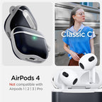 Spigen Classic C1, grafit - AirPods 4