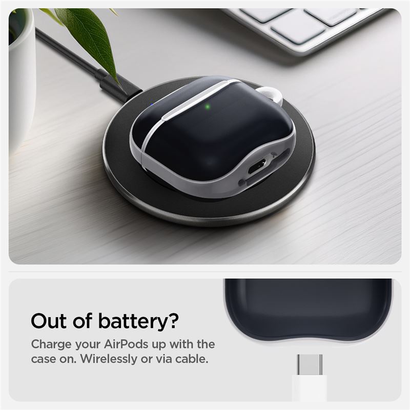 Spigen Classic C1, grafit - AirPods 4