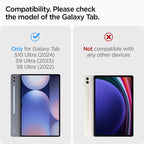 Spigen Ultra Hybrid Pro, black - Samsung Galaxy Tab S10/S9/S8 Ultra