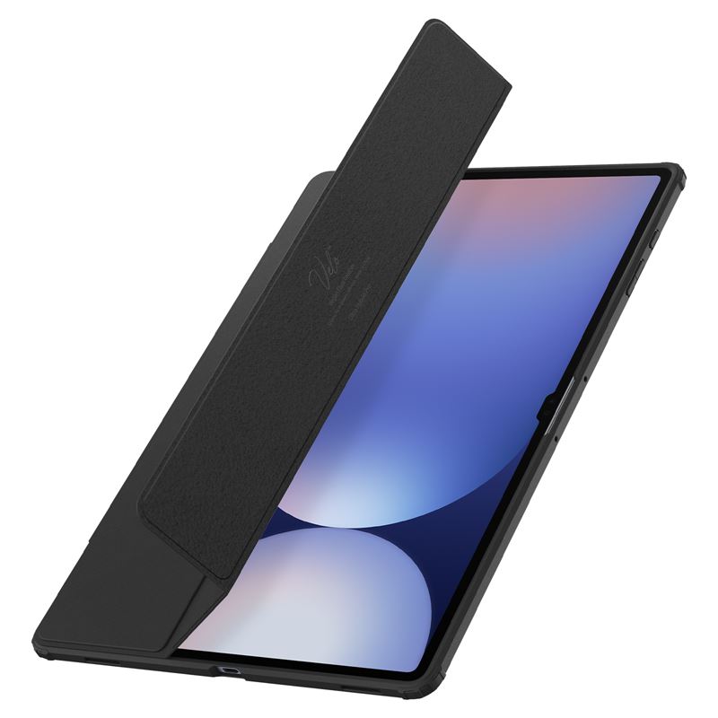 The Ultra Hybrid Pro showcases your Galaxy Tab with a crystal-clear design. Its durable screen cover transforms into a stand for easy hands-free viewing or into productivity mode. And it features dual S Pen holders for even more storage space