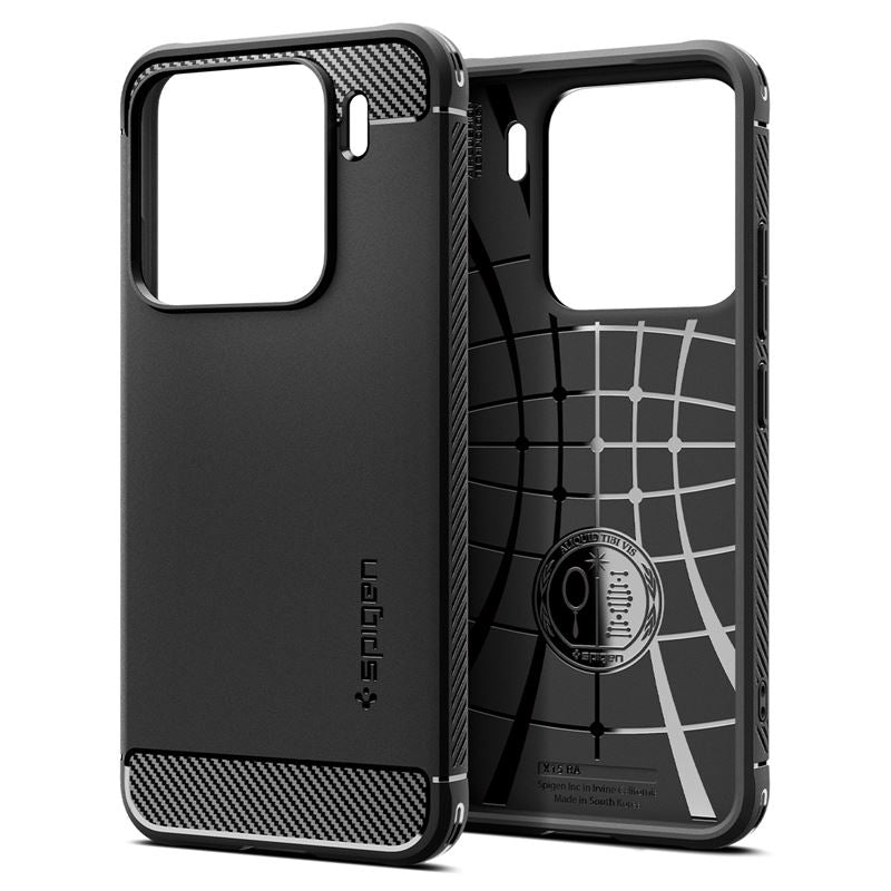 Spigen Rugged Armor, matte black - Xiaomi 15