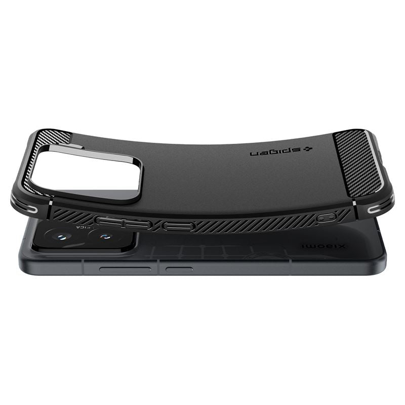 Spigen Rugged Armor, matte black - Xiaomi 15