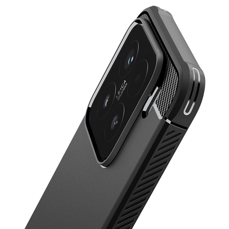Spigen Rugged Armor, matte black - Xiaomi 15