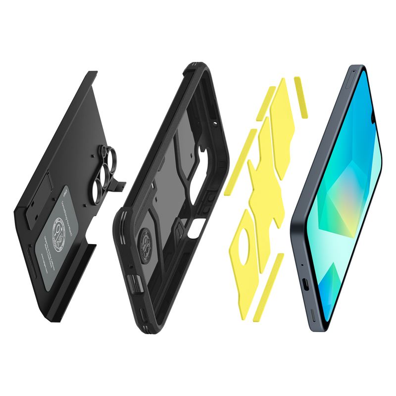 Spigen Tough Armor, čierny - Samsung Galaxy A16/A16 5G