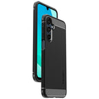 Spigen Rugged Armor, matná čierna – Samsung Galaxy A16/A16 5G