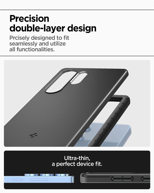 Spigen Thin Fit MagSafe, čierny - Samsung Galaxy S25 Ultra