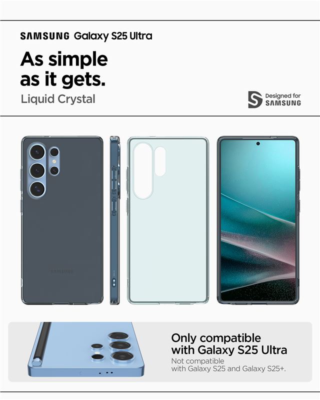 Spigen Liquid Crystal, space crystal - Samsung Galaxy S25 Ultra