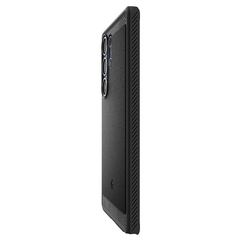 Spigen Rugged Armor MagSafe, matte black - Samsung Galaxy S25 Ultra