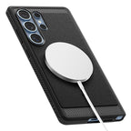 Spigen Rugged Armor MagSafe, matte black - Samsung Galaxy S25 Ultra
