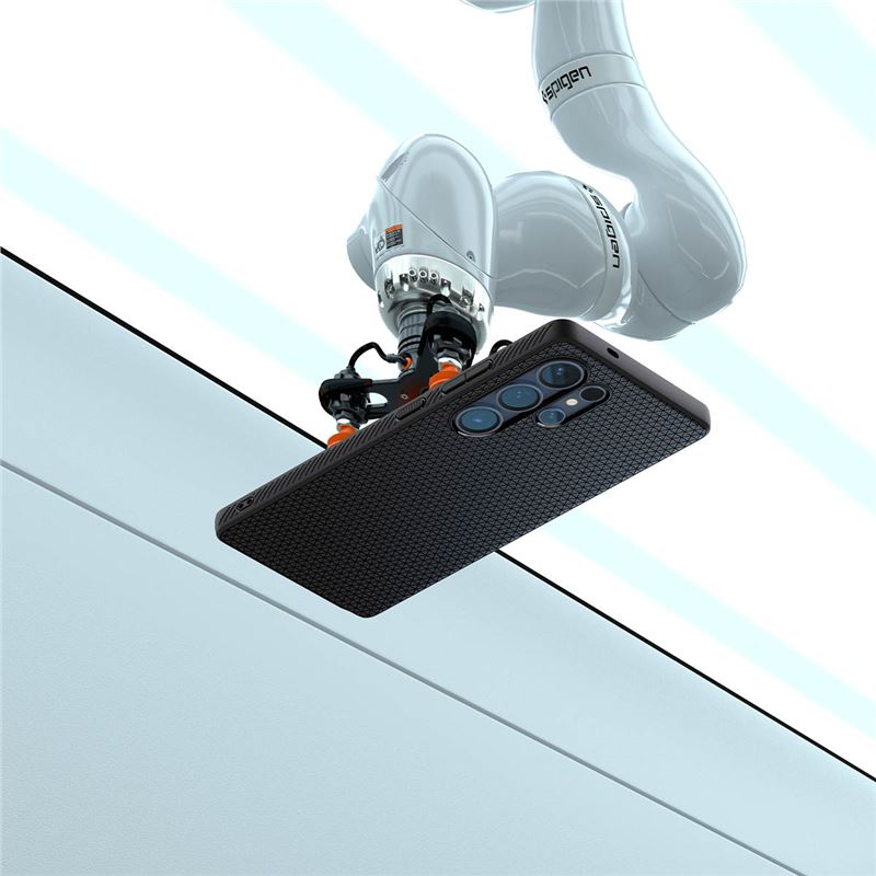 Spigen Liquid Air, matte black - Samsung Galaxy S25 Ultra