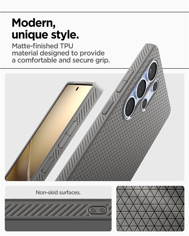 Spigen Liquid Air, marble gray - Samsung Galaxy S25 Ultra