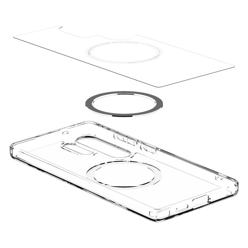 Spigen Ultra Hybrid MagSafe, clear white - Samsung Galaxy S25 Ultra