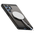 Spigen Tough Armor MagSafe, gunmetal - Samsung Galaxy S25 Ultra