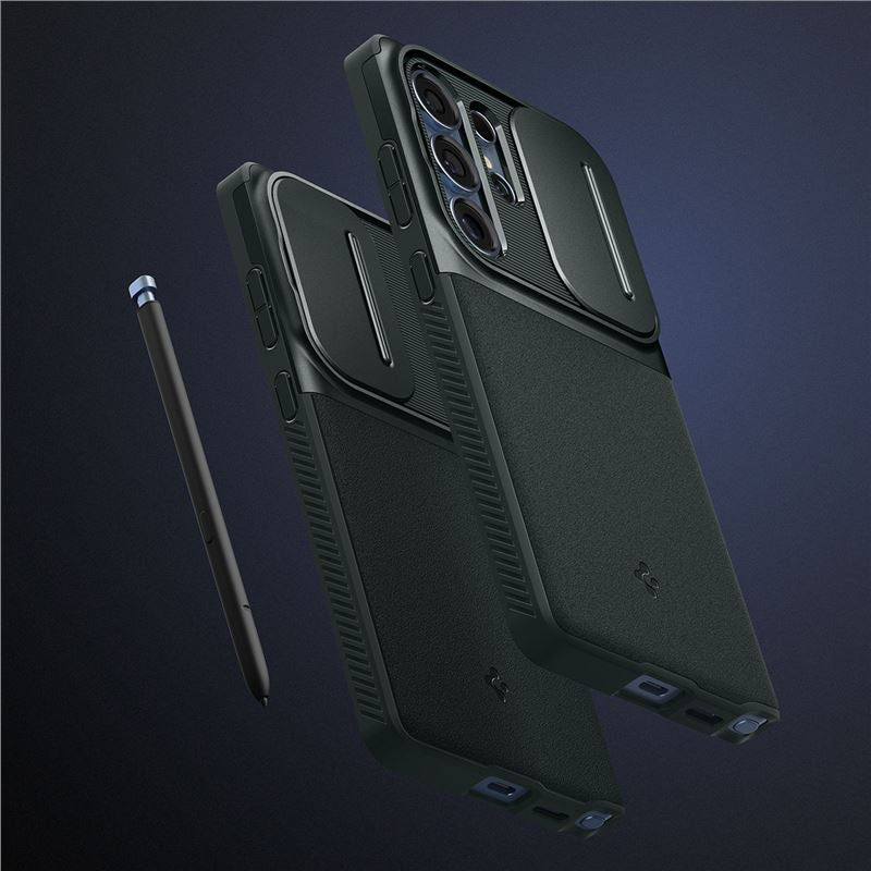 Spigen Optik Armor, abyss green - Samsung Galaxy S25 Ultra