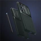 Spigen Optik Armor, abyss green - Samsung Galaxy S25 Ultra