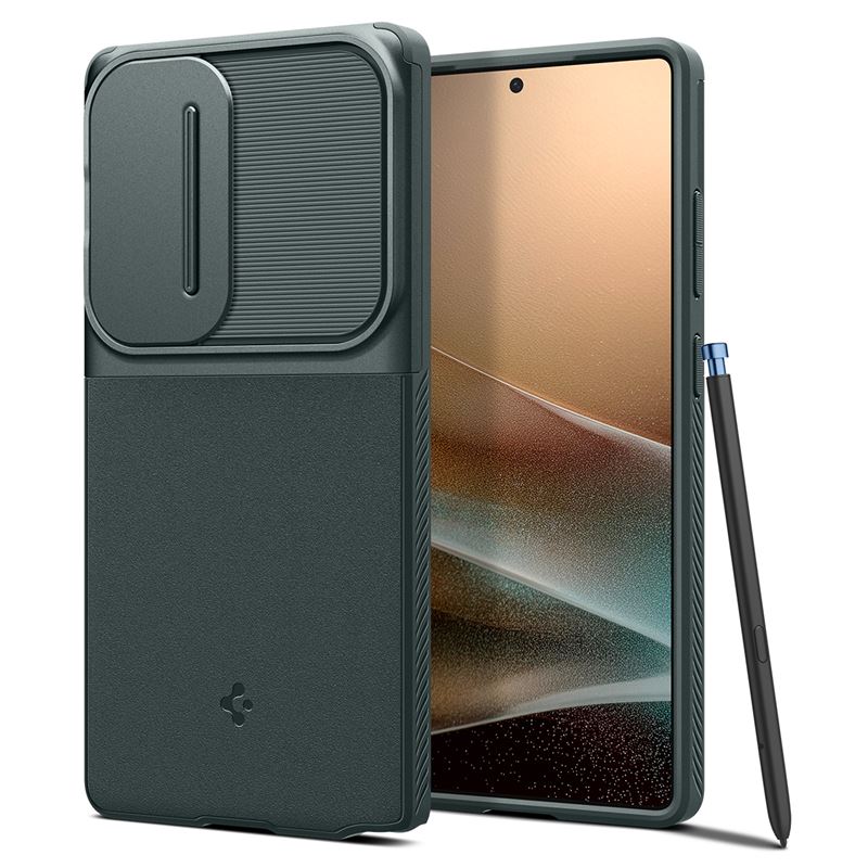 Spigen Optik Armor, abyss green - Samsung Galaxy S25 Ultra
