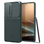 Spigen Optik Armor, abyss green - Samsung Galaxy S25 Ultra