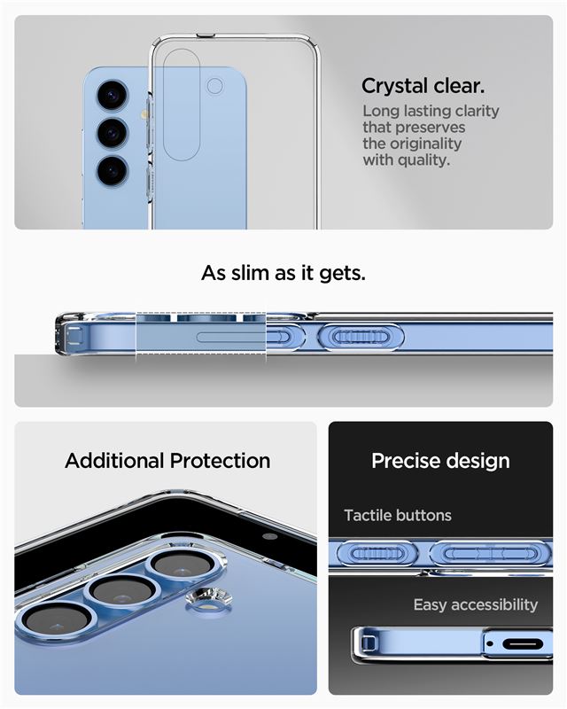 Spigen Liquid Crystal, crystal clear - Samsung Galaxy S25+