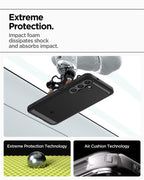 Spigen Rugged Armor MagSafe, matná čierna - Samsung Galaxy S25+