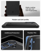 Spigen Rugged Armor MagSafe, matná čierna - Samsung Galaxy S25+