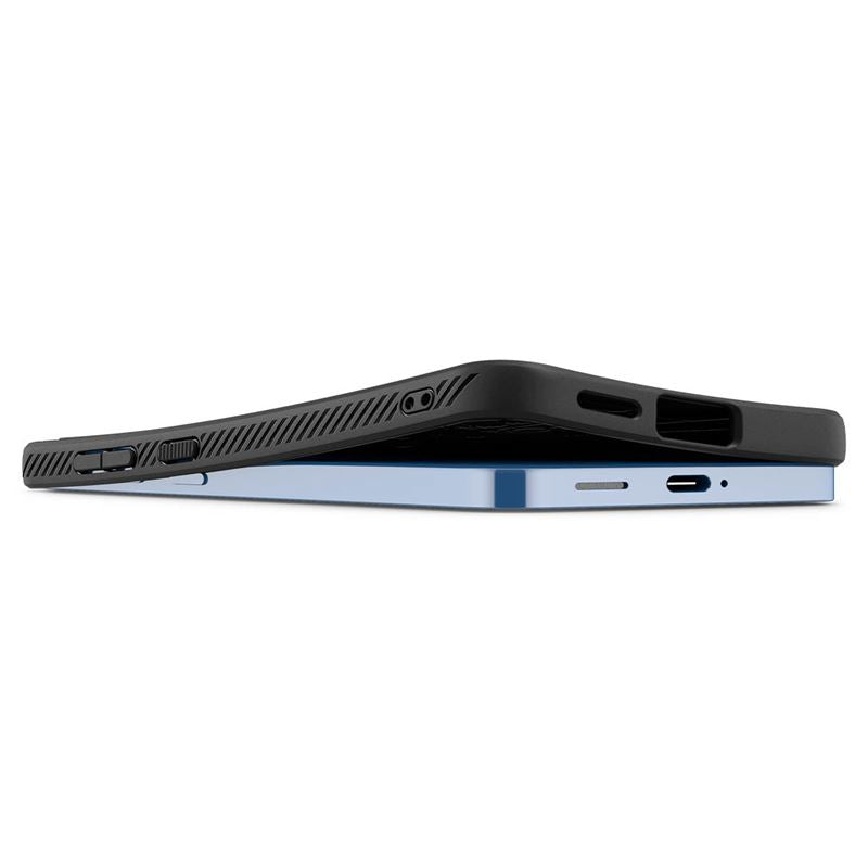 Spigen Liquid Air, matte black - Samsung Galaxy S25+