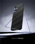 Spigen Liquid Air, matte black - Samsung Galaxy S25+