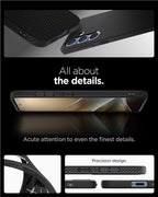 Spigen Liquid Air, matte black - Samsung Galaxy S25+