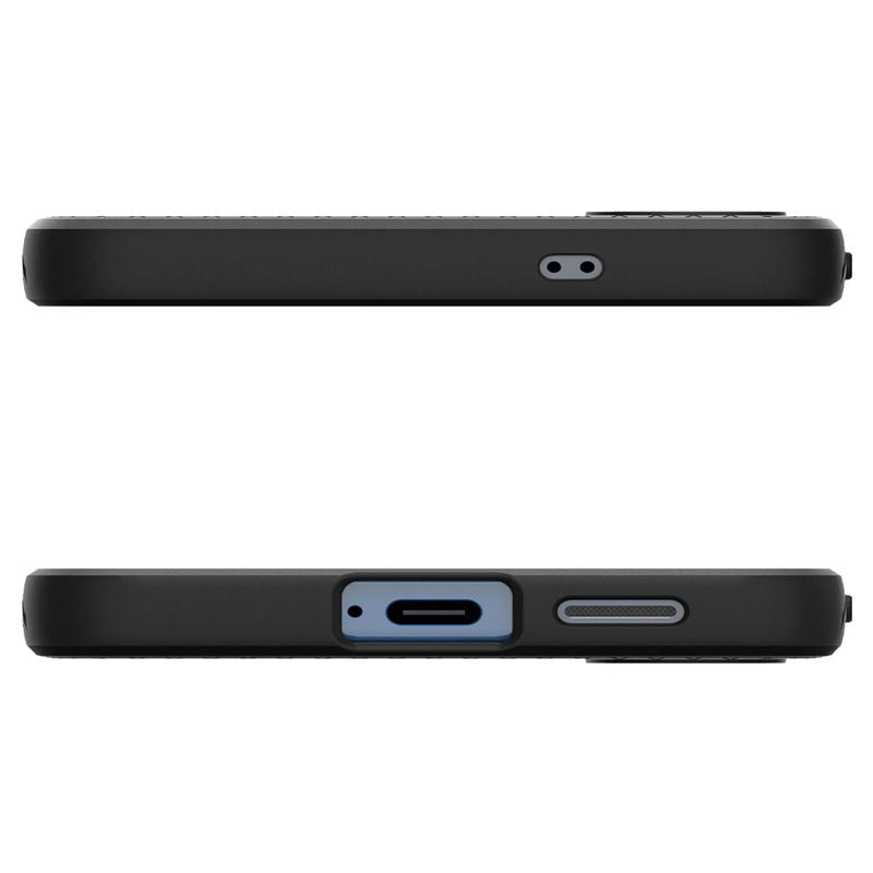 Spigen Liquid Air, matte black - Samsung Galaxy S25+