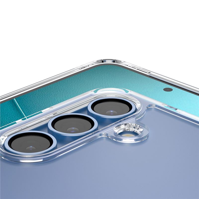 Precise cutouts offer full access to the camera, sensors, and other device functions