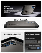Spigen Tough Armor MagSafe, gunmetal – Samsung Galaxy S25+