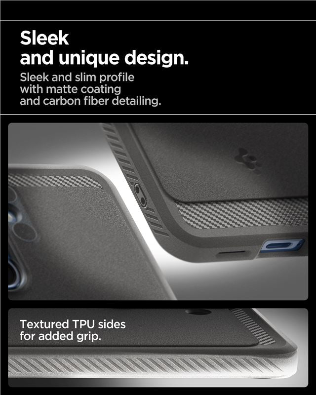 Spigen Rugged Armor MagSafe, marble gray - Samsung Galaxy S25