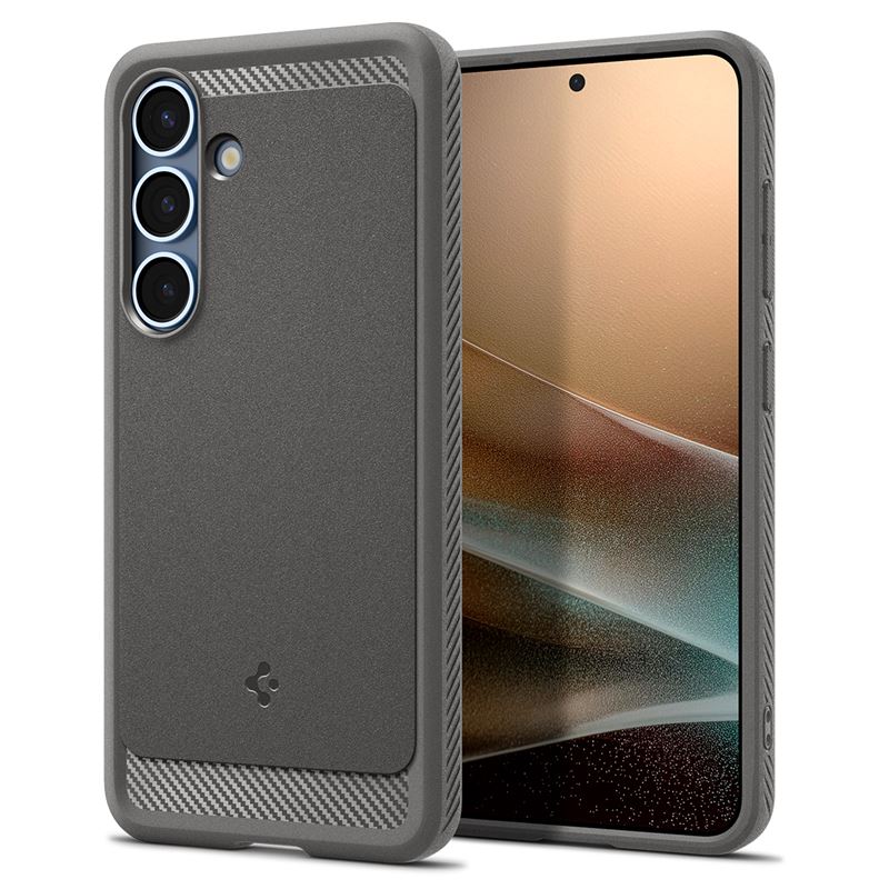 Spigen Rugged Armor MagSafe, marble gray - Samsung Galaxy S25