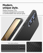 Spigen Liquid Air, matte black - Samsung Galaxy S25