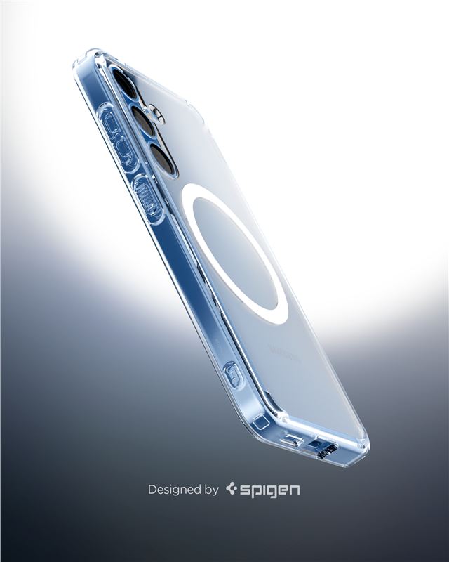 Spigen Ultra Hybrid MagSafe, čisto biely – Samsung Galaxy S25