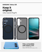 Spigen Ultra Hybrid MagSafe, frost black - Samsung Galaxy S25